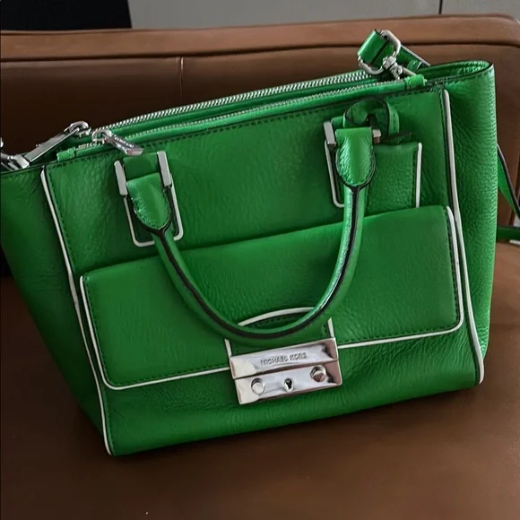 Michael Kors Audrey Satchel Handbag - Picture 4 of 7